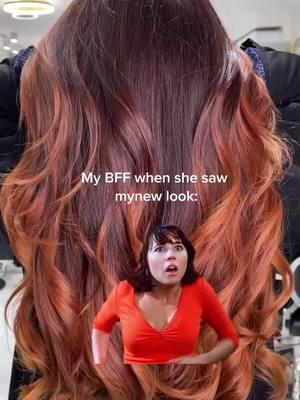 My BFF’s reaction when she saw my new hair color 😱💁‍♀️✨ #HairReveal #BestieApproved #LanaKurayeva #NYCHair #ColorTransformation #BFFReaction #HairGoals #NYCSalons #GlowUp #HairInspo