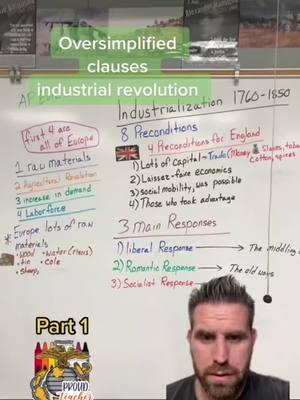 Introduction to the industrial revolution, AP European history.  #historyteacher #apeuro #industrialrevolution #history #historytok #apeuropeanhistory #explained #story #storytime #education #edutok #veteran #usmc #collegeboard #vibes #california #sanfrancisco #losangeles #newyork #chicago #atlanta #Houston #bayarea #life #london #Scotland #ireland #australia #canada🇨🇦 #usa_tiktok 