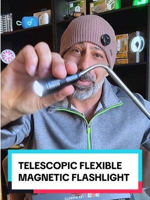 The perfect flashlight for mechanics and handymen! The Telescopic Magnetic Flashlight for only $20! . . #telescopicflashlight #telescopic #flashlight #flashlights #magneticflashlight #mechanics #CapCut #GiftGuide #spotlightfinds #TTSDelightNow  #giftideasfor #TTSLevelUp #TikTokShopCreatorPicks #LoveLanguage #SeasonalGems #tiktokshopjumpstartsale