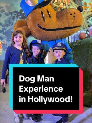 Yesterday we found out last minute that our favorite event app, @Fever had free tickets available for an amazing pop up Dogman event in Hollywood!  Our kids are huge Dogman fans (especially Phoenix), so we knew we had to go! It was super easy to pick a time slot and get our free tickets to the experience.  This event was unfortunately only happening for one weekend, so I’m so glad we were able to make it there with the kids!  #dogman #thingstodoinlosangeles #losangelesfamily #dogmanbooks #familyfun @DreamWorks Animation 