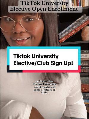 Free open enrollment for TikTok University elective/book club is happening now! Let’s go far out. Thanks, Dr Barlow for starting this interstellar wave on here! Some authors and writers we will be discussing include Octavia Butler, Dolores Cannon, and so many more. Tag a fellow book worm #tiktokuniversity #BookTok #booknerd #spiraltok #monicastrange #community #weird 