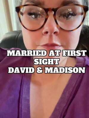 #greenscreen MARRIED AT FIRST SIGHT. David with Madison! #mafs #marriedatfirstsight #marriedatfirstsighttok #mafschicago 