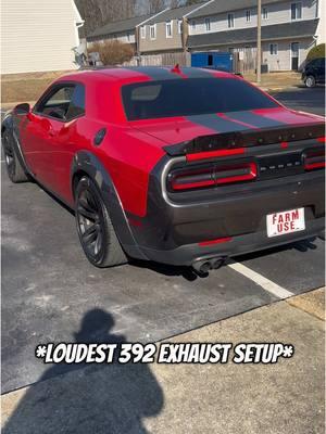 Pretty darn loud #viral #fyp #cartok #scatpack #srt #trending #musclecars #recommended #challenger