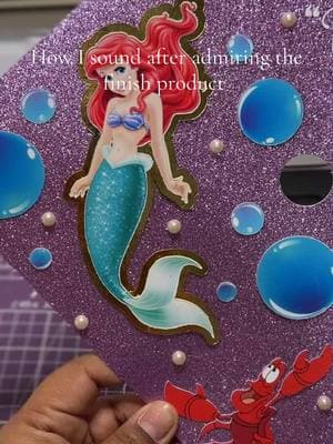 Love this cute simple design!! Available Now Link in Bio❤️ JadynBexDesigns.com #ariel#disneygradcap#littlemermaid #2025grad