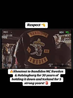 🔥Shoutout to Bandidos MC Sweden & Helsingborg for 30 years of holding it down and Iceland for 5 strong years! 🚨 Respect. 🏍️✊ #BandidosMC #Bandidos #Sweden #Helsingborg #Iceland #Brotherhood #MCAnniversary #MotorcycleClub #BikerFamily #TwoWheelsForever #RespectTheMiles #OutlawCulture #BikerPride #BikerLife #ChopperLife #MotorcycleCommunity #WorldwideBikers #RoadWarriors #BikerRespect #MotorcycleEvents #BikerLegends #RidersOfInstagram #OutlawLife #BrotherhoodStrong #BornToRide #RideHard #SupportYourLocalMC #BikerBrotherhood #OpenRoad #MCRespect #ClubLife #KeepItReal #RespectThePatch #CapCut 