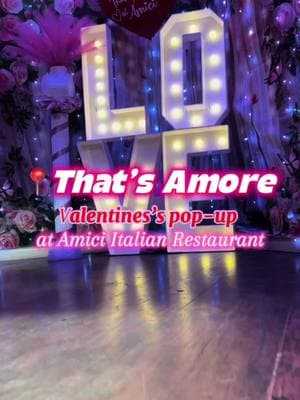 💘 Love is in the air at @Amici Italian Restaurant & Bar. 🌹🍝 “That’s Amore,” a Valentine’s Day pop-up crafted with love by a talented mom-daughter duo is serving up gorgeous décor, themed cocktails and authentic Italian eats in North Royalton. // 📹➡️ @joshduke.cle, cleveland.com // #ValentinesDay #ThatsAmore #AmiciRestaurant #ValentinesPopUp #ItalianFood #DateNight #GalentinesDay #NorthRoyalton #Ohio #northeastohio 