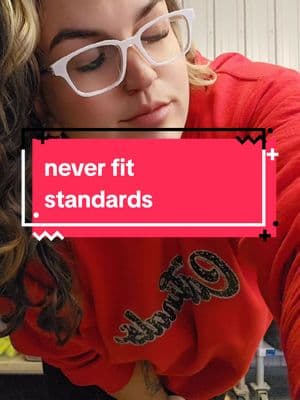 will never fit your standard #dontfitthestandards #fyp #foryoupage #foryourpage #dontloweryourstandards #biggirl #neverbelittle #neverbesmall #notsmallenough #notunder200 #200plus #200plusclub #bbws 