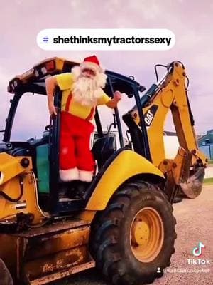 #santaonascooter #trendy #dance #comedian #santaonamower #johndeere #backhoe #frontendloader #tractor #santaclaus #sexy #sexyred @KringletheElf 