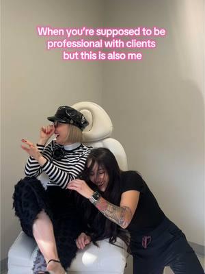 We keep it professional… most of the time! 💉✨ But when your clients feel like friends, laughter is just part of the experience. Making you feel beautiful and at ease is what we do best! #medspa #medspahumor #injector 