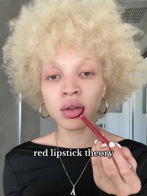 Did it work? 💋👀 #redlipstick #lipstick #makeuphacks #fyp #foryou #naturalhair #afro 