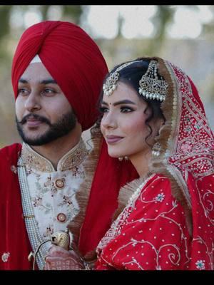 Beautiful couple #gaganbalbridalartistry #gaganmakeupartist #punjabibride #bridalmakeupartist #centralvalley 