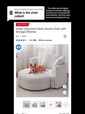 Replying to @@shmaylin #costco #cozychair #readingchair #costcofinds #cozyreading #thatsmybookshelf 