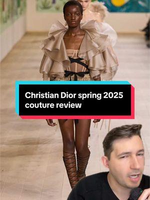 Christian Dior spring 2025 couture review #dior #christiandior #fashion #hautecouture #parisfashionweek 