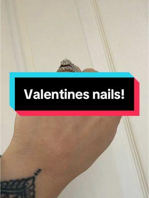 I love me some festive nails!! #mermaidhairdonutcare #ValentinesDay #valentinesdaynails #jacksonvillenc #jacksonvillencnails #jacksonvillencnailtech 