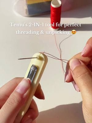 🧵 Sew with ease! This rounded-handle sewing tool is comfy, precise, and perfect for all your creative projects. ✂️✨ 🔍 Find it at https://temu.to/m/u34ehecuh9n or with this code dwd8922. #Temu #TemuFinds #CraftTools