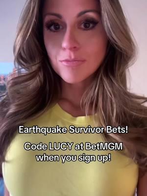 Earthquake survivor bets!  #sportsbettingtiktok #nfl #NHL #NBA #basketball #hockey #massachusetts #boston #ma #sports #bets #bonus #offer #code #signup #earthquake 