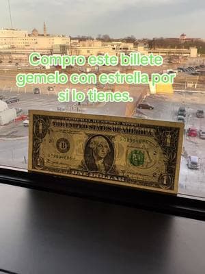 Comprando billetes gemelos para mi colección #usa_tiktok #fyp #paratii #coleccion #billete #gemelos #uno #serie #estrella 