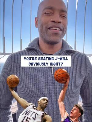 Who’s Vince Carter’s dream HORSE matchup & what’s his go-to trick shot? 🤔🏀 #vincecarter #jasonwilliams #vc #whitechocolate #55 #15 #horse #trickshots #NBA #vinsanity #vince #carter #nets #empiresstatebuilding #nyc #newjersey #newjerseynets #brooklynnets #jerseyretirement #fyp #foryou #yourpage #nets #foryourpage 