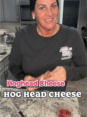 Hog head cheese is a delicious snack even though the name doesn’t really sound good! #southlouisiana #hogheadcheese #cookinwithhal #eatinwithhal #337 #cajunlady #louisiana 