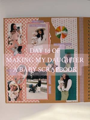 It’s been over a month since I worked on her scrapbook so it feels good to be working on it again!!  #babybook #babybookideas #scrapbook #scrapbooking #scrapbookingideas #crafty #crafting #mom #toddlermom #MomsofTikTok 