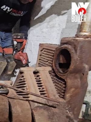 Steam Boiler Demolition (Louie The Boiler Man)  #boiler #boilermanufacturer #boilermaker #highpressureboilers #weilmclain #hvacmaintenance #hvacsystems #hvacexperts #plumbing #plumber #plomeria #plomero #plomeros #nyboiler #nyboilerrepair #louietheboilerman