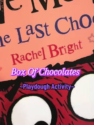 💝BOX OF CHOCOLATES 🍫    playdough activity  “Life is like a box of chocolates, you never know what you’re going to get”, so why not like your little ones get creative with making playdough chocolates. You could buy store bought play dough or you could make homemade chocolate playdough. It’s easy to make and it smells chocolaty good!  Chocolate Playdough Recipe 1 1/2 cups flour 2 tablespoons vegetable oil 1/2 cup cocoa powder  2 cups water  1 cup salt  2 tablespoons cream of tartar Step 1)Add all ingredients to a saucepan over medium high and stir constantly until it starts to clump up into a ball.  Step 2) use a spatula to scoop the play dough out and place on wax paper to cool off for a few minutes  Step 3) knead the play dough a few times until you get the smooth, glossy play dough look and enjoy!  Eco-friendly 3D-printed Chocolate Molds set of 5 & Heart Shaped Eco Friendly Sensory Box with loose parts are from @nature.based.toys  . . . .  . #playbasedlearning #homeschool #toddleractivities #messyplay #sensoryactivities #playbasedlearning #processartfortoddlers #naturebasedtoys #chocolateplaydough #valentinesdayactivitiesforkids #homemadeplaydough