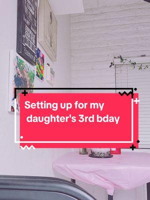 As their mom I will make sure each bday they know is not just any day IT'S A SPECIAL DAY just like they are! #January25 #daughterbday #melody #3rdbday #mybaby #soloparenting #momlife  Something small but with love from mommy my lil princess. s/o to my 1st born for helping me set up. She was just as excited too. 