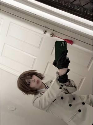 i loved doing this makeup… i miss akechi… - #persona5 #goroakechi #persona #personacosplay #persona5cosplay #akechicosplay #lightyagami #persona5royal #boyslove #akechi 