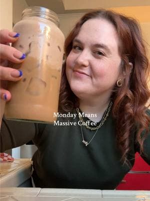 A much needed Monday afternoon pick me up!!! Loooooove this Cadbury cold foam, so delicious and creamy!⁣ ⁣ #coffeetok #coldfoam #cadbury #icedcoffee #coffeerecipe #mondaymotivation 