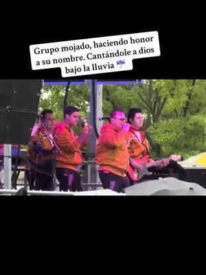 Grupo mojado, cantándole a dios bajo la lluvia #grupomojado #diosestaaqui #musicapradios #piensaenmi #viralvideo #lomasviral #videosemotivos #musicacristiana 