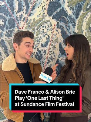 #DaveFranco and #AlisonBrie saying they’ve rewatched #Community and #NowYouSeeMe is the best thing we’ve heard all day. 🤩 #OneLastThing #Sundance #SundanceFilmFestival #Flow #Together 