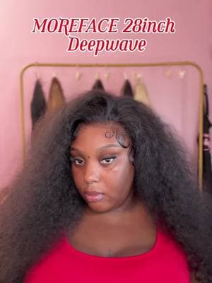 Wig from @MORE FACE HAIR STORE @Moreface Beauty   13X6lace deep wave 28inch wig only $136!😍😘click the yellow cart to shop now！！ #morefacewig#humanhair#wigss#naturalhair#curlywig#TikTokShop#fyp#clearancesale#deepwave #fyppppppppppppppppppppppp #fyp #foryoupage 