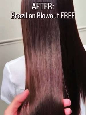 Air-dried results 3 weeks after Brazilian Blowout FREE 🤎 Brazilian Blowout FREE utilizes patent pending smoothing technology to work inside the hair, temporarily stretching and manipulating disulfide bonds into a straight alignment without breaking, cutting or cleaving ✨  #brazilianblowout #brazilianblowoutfree #smoothingtreatment #brazilianblowoutcertified #behindthechair #hairstylist #frizzfree #hairtreatment #smoothhair