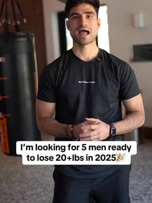 If you're 100% committed to losing 20+lbs in 2025, comment “🔥🔥” and l'll reach out to see if I can help! #losebelly #mensfatloss #christiantiktok 