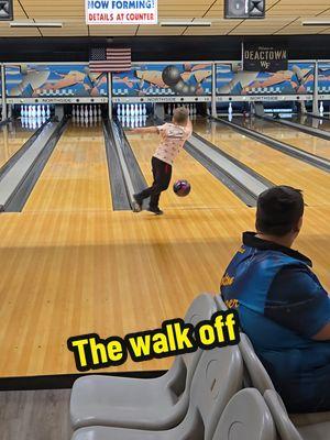 Replying to @alecgianni_ It probably does deserve it's own video.  👀 #roadto12k #tropicalsurge #bowlingball #strike #gobowling #fyp #pbajunior #2handedbowling #bowling #pba #youthbowling #bowlinginfluencer #belmo #storm #stormbowling #walkoff #icy 