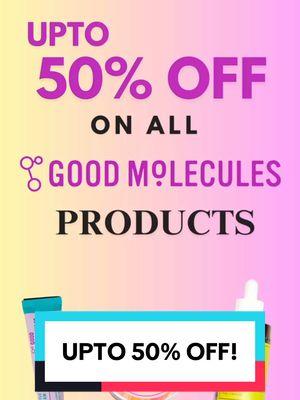 Grab Grab UPTO 50% off on all @Good Molecules Products from 26th January to 2nd February at all Prettyclick Outlets!  Available at prettyclickcosmetics.com ✨ Instagram: prettyclicknepal #grwm #Skincare #WhatToWear #MakeupTok  #StyleTok #prettyclick #prettyclicknepal