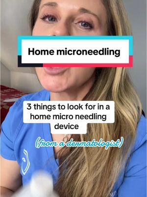 3 tips if you’re looking to start microneedling at home for fine lines or mild acne scars. In office microneedling will offer more significant results but also more risk so talk to your doctor. Make sure to stay out of the sun after microneedling. @BANISH #microneedlingface #microneedlingtherapy #microneedlingathome #antiaging #acnescars #dermatologist 