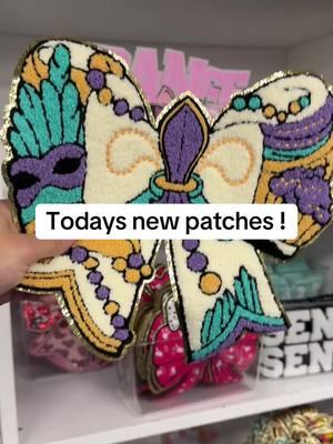 Ready to ship heat applied patches! Which is your fav!? #sequinspatches #mardigraspatches #explore #chenillepatches #angelajasmina 