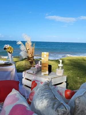 Coming to PR in Feb? No plans yet ? book a picnic ✨️  it comes with fun games 😉 speaker , cute decor and great add ons like photography 📸, charcuterie  and more . link in bio !!!! #islandlife #beachlife #puertorico #badbunny #picnic #beachpicnic #thingstodopr #cosasquehacerpr #doradopr #Valentine's #vdayplans #datenight #dateisdeas #plans 