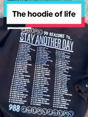 Replying to @denisemurphy846 people always stop and thank me for this hoodie❤️‍🩹 #stayanotherday #sad #depression #dearpersonbehindme #mentalhealthmatters #MentalHealth #meaningfulquotes #hoodie #100reasonstostayalive #MentalHealthAwareness #heartbreak #TikTokShopJumpstartSale 