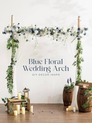 Add a touch of whimsy and coastal charm to your wedding ceremony with this blue floral wedding arch! 💙 Plus, complete the look with more DIY decor. Find style ideas and plan your big day with our Blue Wedding Inspirations page ✨ #lingsmoment #tik_tok #usa #creativeidea #craftart #weddingflowers #weddingtrends #diywedding #weddinginspo #flowerdecor #weddingarch #artificialflowers #flowerstylingrecipes #ValentinesDay #valentinesdecor #trends