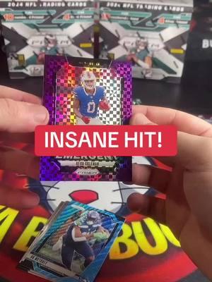 ABSOLUTELY INSANE HIT! FUTURE HOF? #LIVEhighlights #TikTokLIVE #LIVE #fyp #yaboibugz #TikTokShop #paniniamerica #nfl #nflshield #prizmfootball #nationaltreasuresfootball 