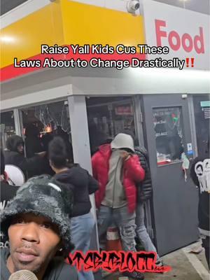 ‼️👀👀 Raise these kids cus Trump is Not bout to play Around. You know this so Stop Complaining and school them Now Please. This President not Gone ALLOW NONE OF THIS. ZERO. #parentingtips #juvenile #justicesystem #caughtredhanded #chaos 