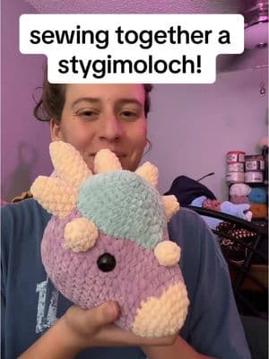 it has been a while since i’ve done a dinosaur besides a triceratops, this stevie the stygimoloch pattern by nichole chase is one of my other favorites!! #crochet #amigrumi #dinosaur #crochetersoftiktok #crochetconmunity #crocheter #fiberart #fiberartist