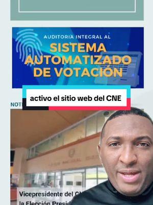 el consejo nacional electoral de Venezuela (CNE) activo el sitio web pero no refleja los resultados del 28 de julio. #cne #elvisamoroso #noticias #venezuela #sitioweb #27deenero #greenscreenvideo 