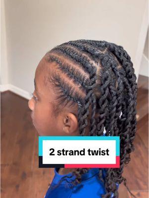 2 strand twist on my daughter #2strandtwist #twostrandtwist #twistforkids #curlyhairtutorial #curlyhair #cutehairstylesforgirls #kidshairtutorials #protectivestyles #creatorsearchinsights 