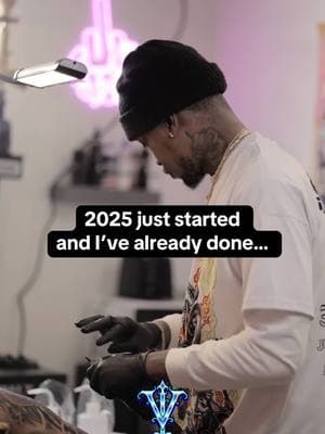 Starting 2025 off with a bang 😤  #fyp #foryoupage #nctattooartist #tattooartist #tattootiktok 