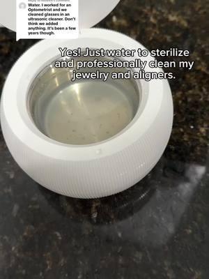 Replying to @mlo844 GO WITH THE BEST! All you need is water to clean your jewelry, retainers, mouthguards, and more! #ultrasoniccleaner #jewelrycleaner #treasurefinds  #tiktokshopfinds #jewelry #ShopRemi #mouthguards 