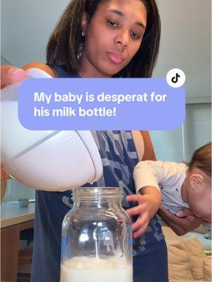 My baby wants his milk 🍼#exclusivelypumping #momofig #momofatoddler #epmom #momoftwo#exclusivelypumping #pumpingmom #breastmilk #boostmilksupply