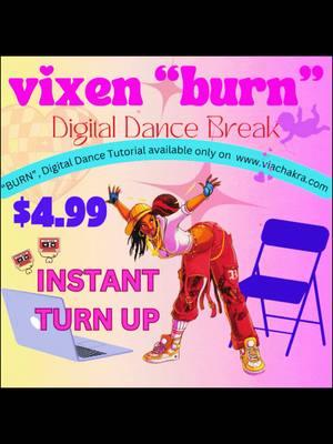 You don’t dance like you have 2 left feet! You just haven’t tried chair dancing virtually w/a trained professional yet!  Learn this easy but fun routine!  Take the Digital #danceclass ! Get #instant access and turn up with these fun follow along moves created by Yours Truly!  Vixen “BURN” dance tutorial is a confidence boosting, chair dance routine that engages your creative juices and helps release stress.  Get the $4.99 Cupid Special!!❣️💋 For more information and to purchase go to www.viachakra.com, “Burn” Tutorial! And let me know  what you think!  #valentinesdaygiftideas #valentinesdaygift #galentinesparty #sensuality #confidentwomen #gracefulvibes 